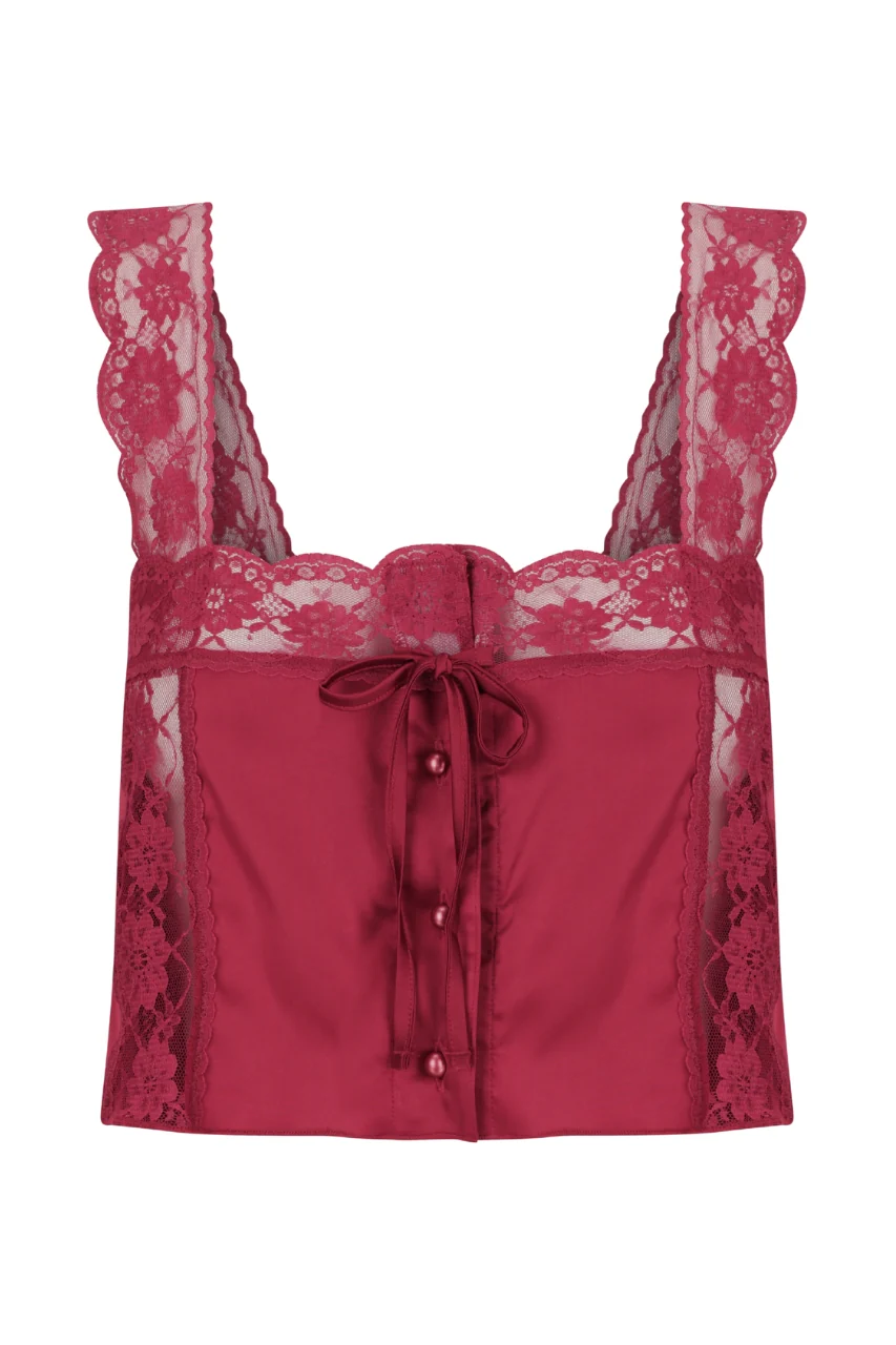 Cindy Camisole Rhubarb - Image 10