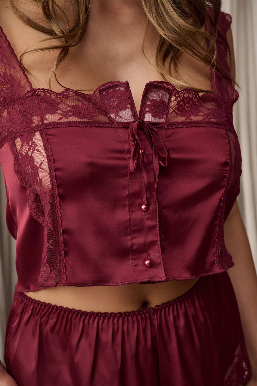 Cindy Camisole Rhubarb - Image 3