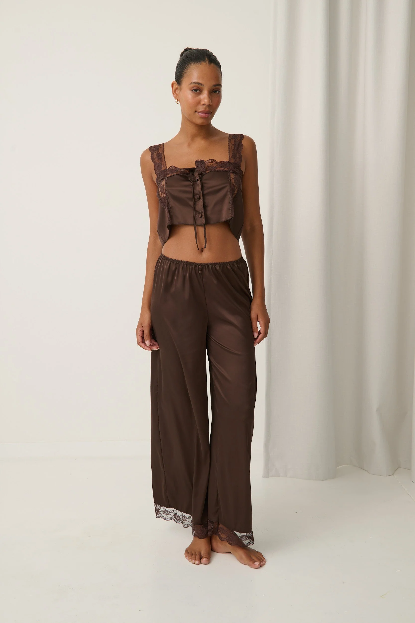 Cindy Pant Set Espresso - Image 5
