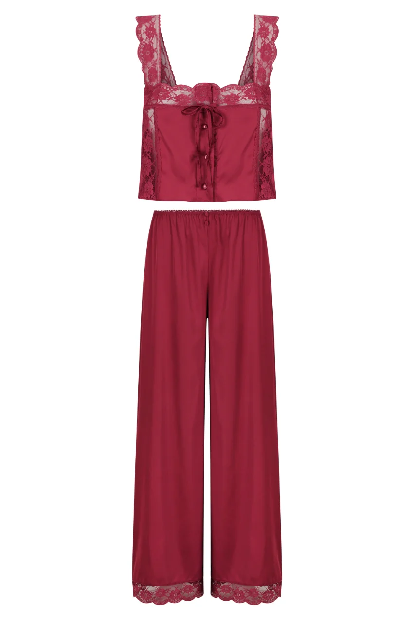 Cindy Pant Set Rhubarb - Image 8