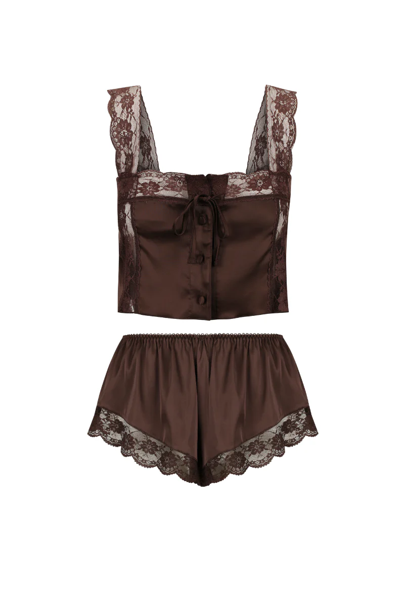 Cindy Short Set Espresso - Image 6