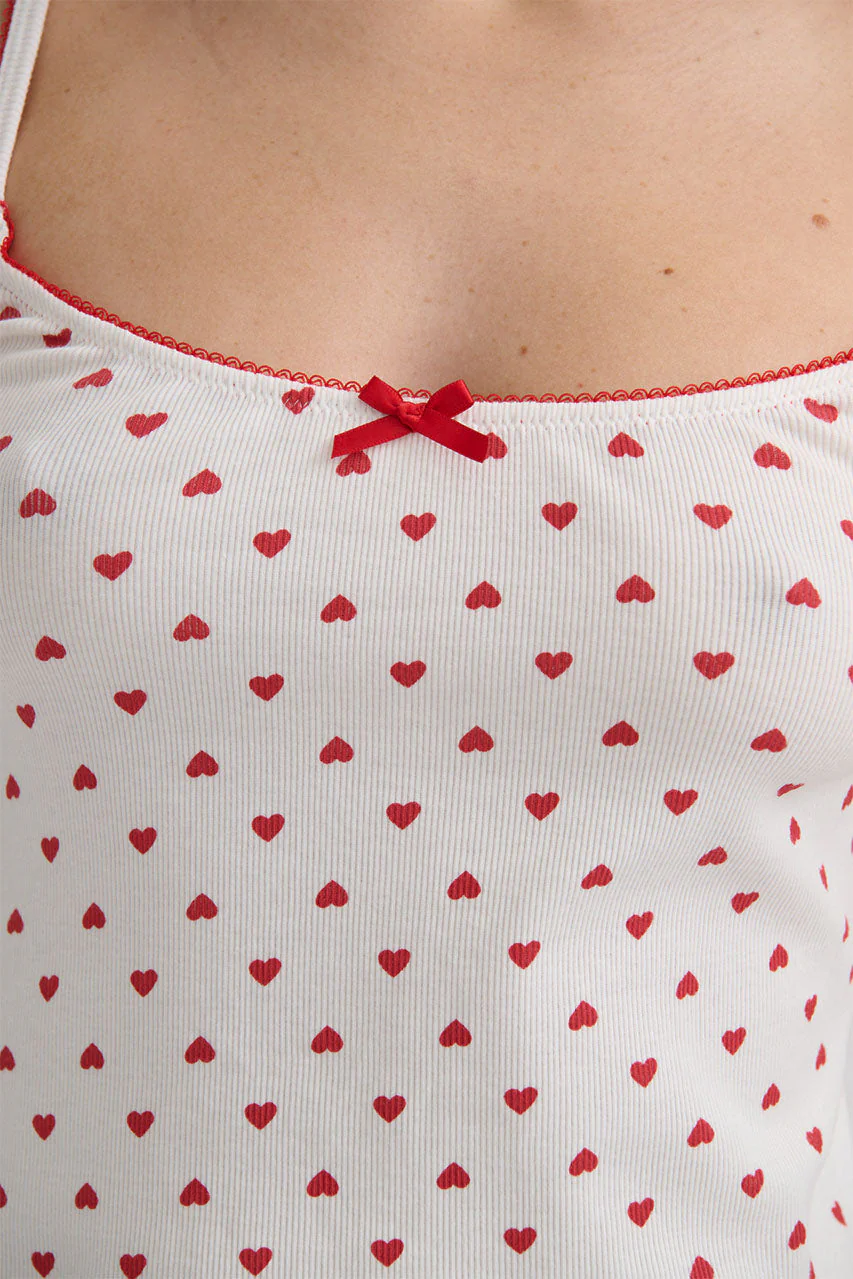 Hugo Set Heart Print - Image 7