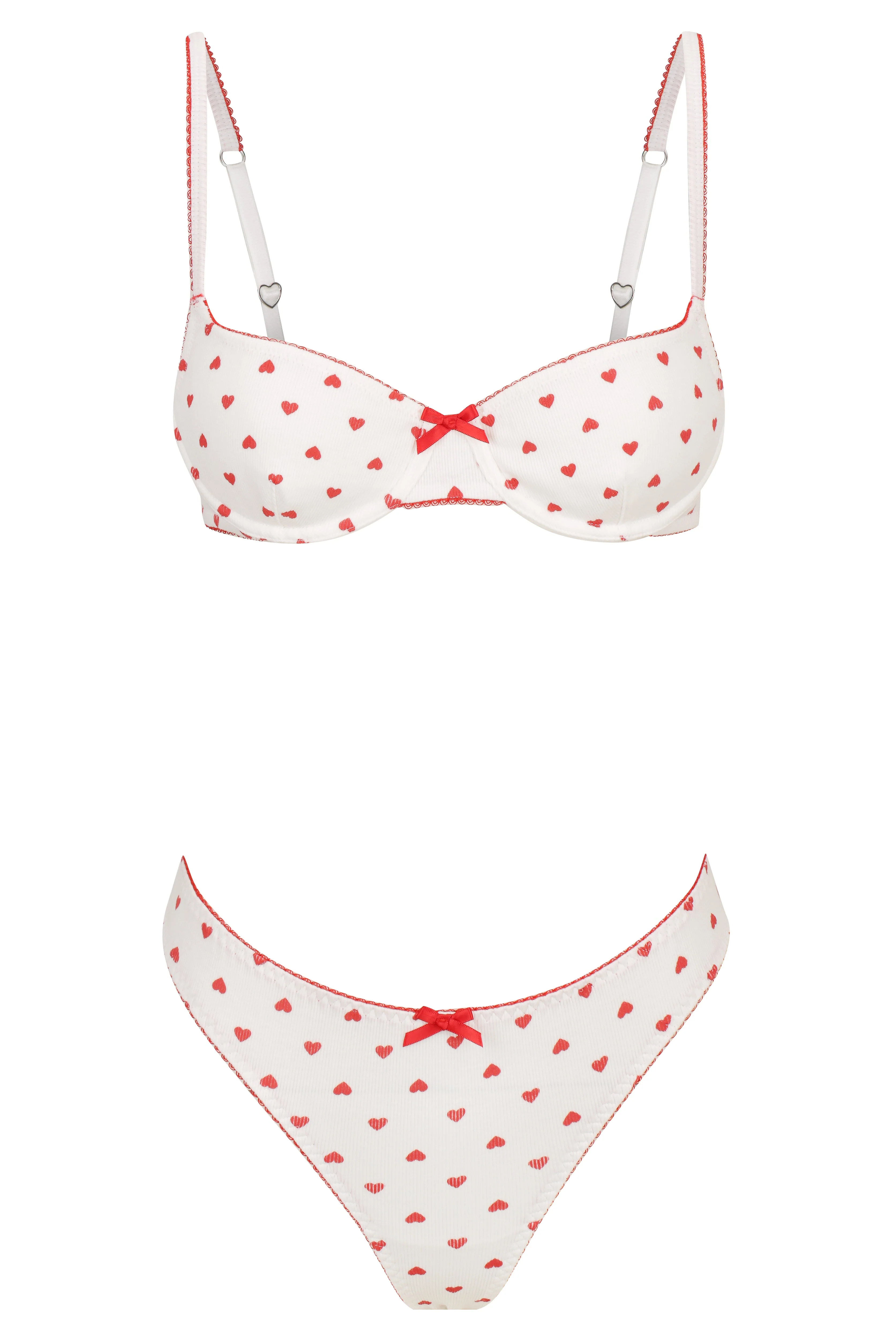 Hugo Thong Set Heart Print - Image 7