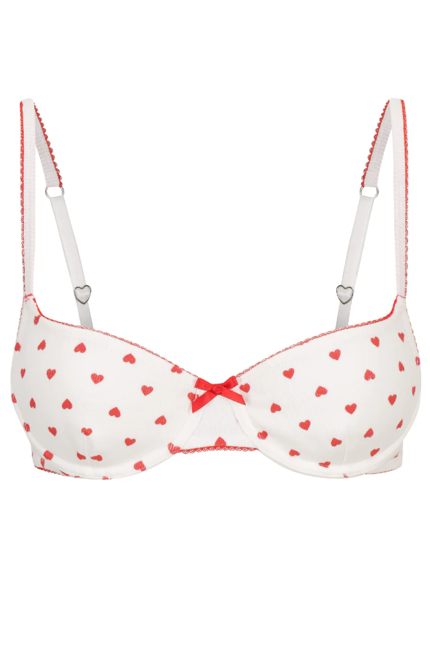 Hugo Underwire Heart Print - Image 7