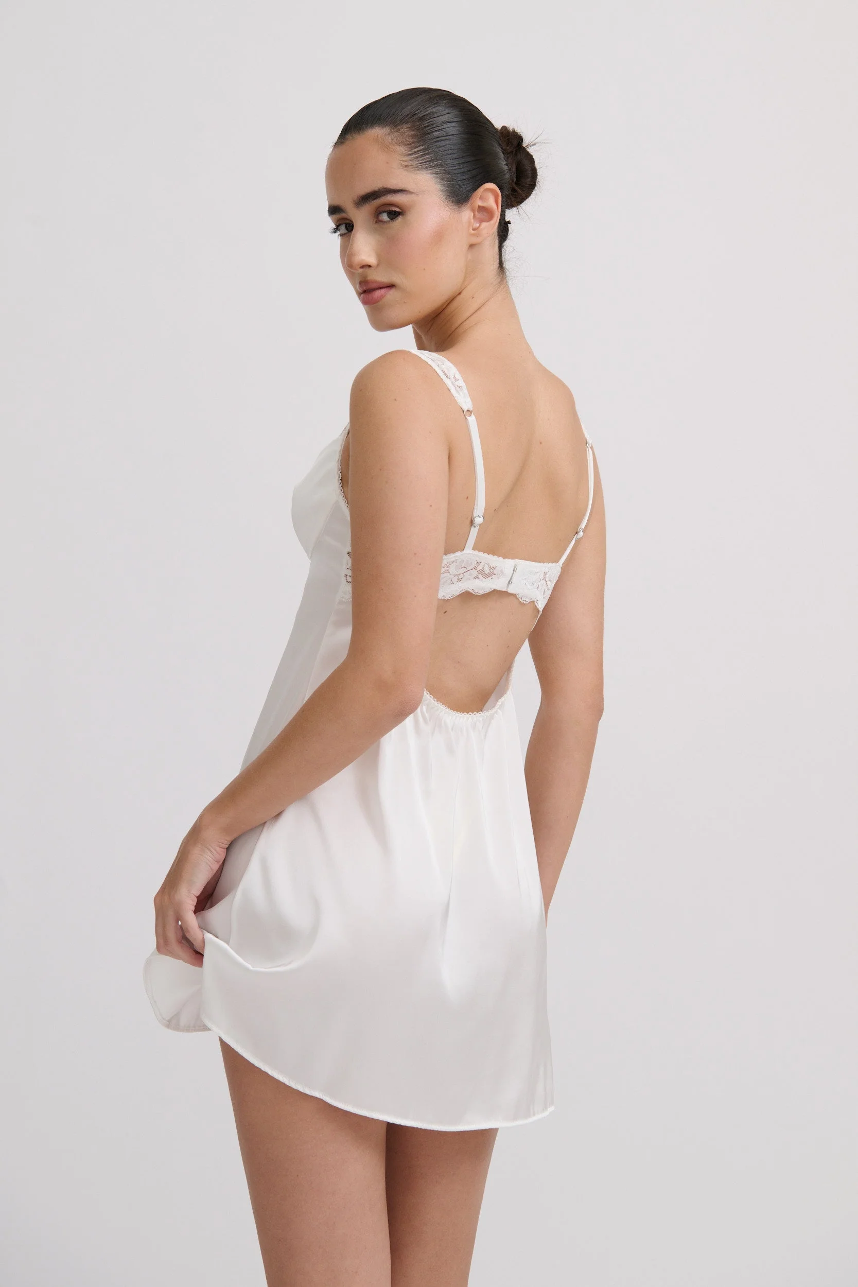 Isla Slip Ivory - Image 7
