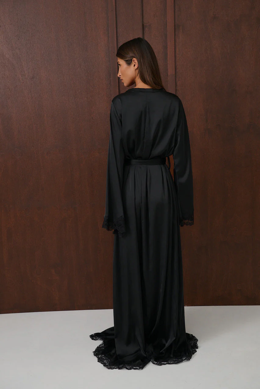 Madeline Robe Black - Image 7