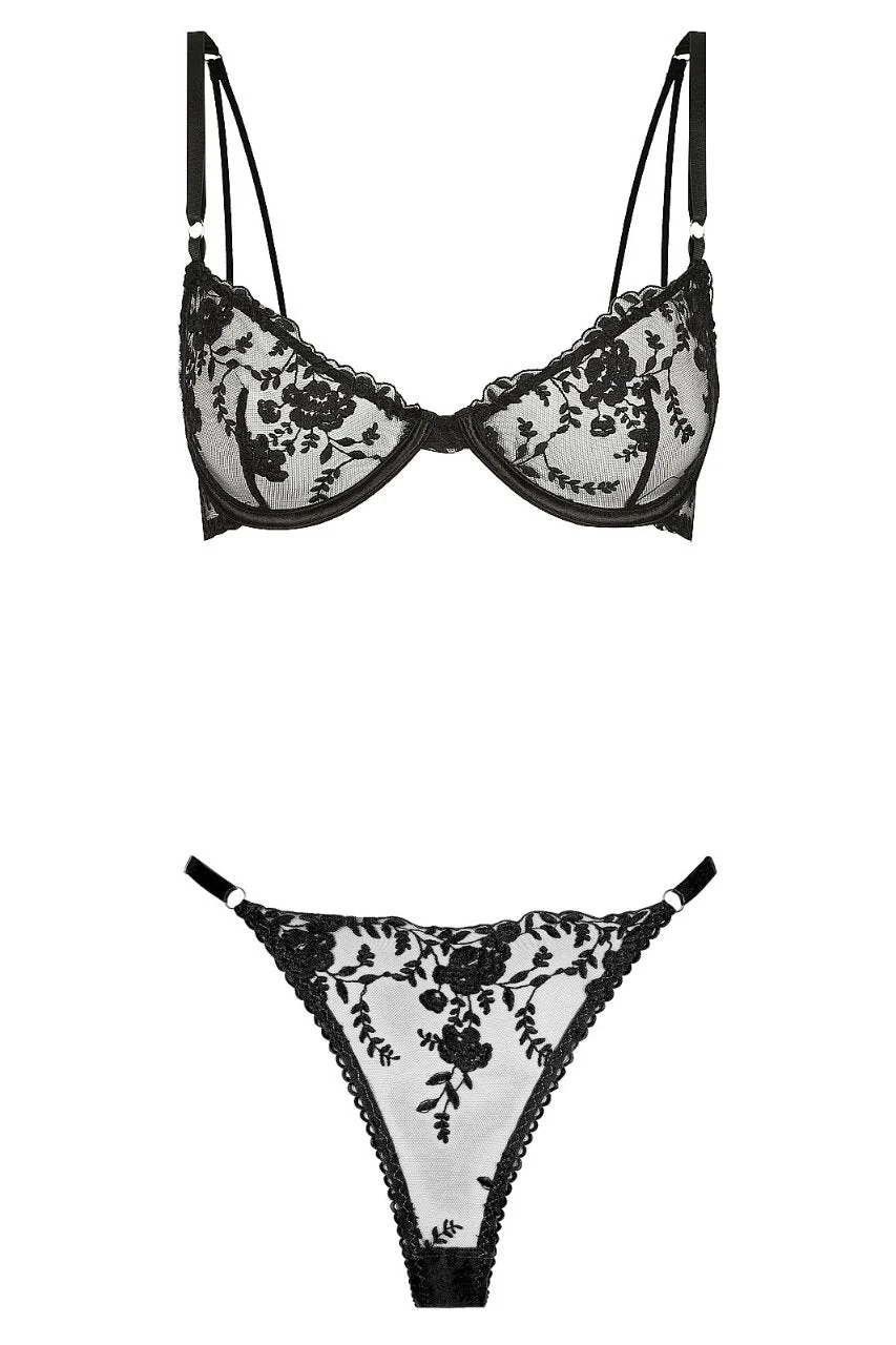 Nicolette Thong Set Black - Image 15