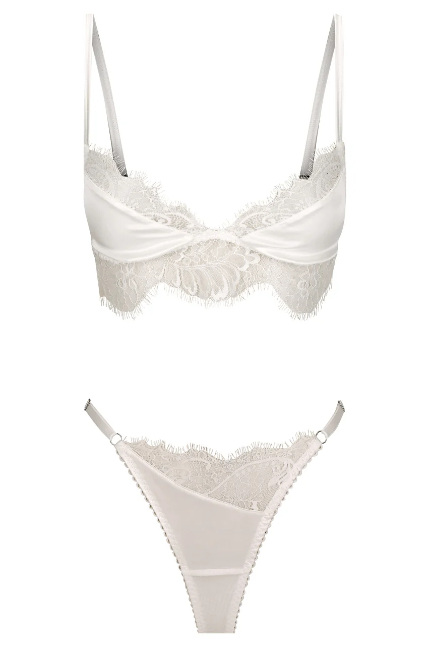 Rae Bralette Set Ivory - Image 5