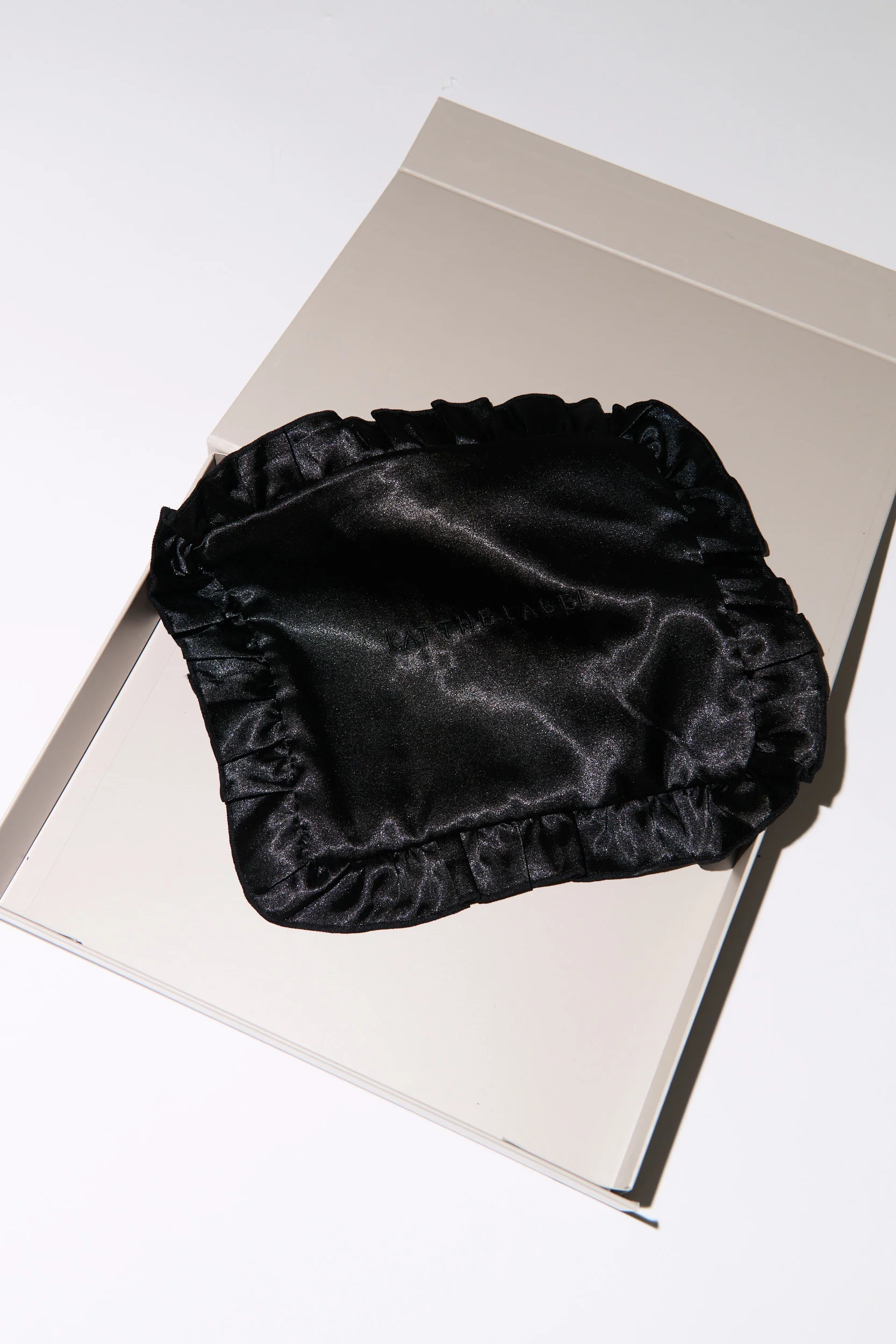 Satin Gift Bag Black - Image 2