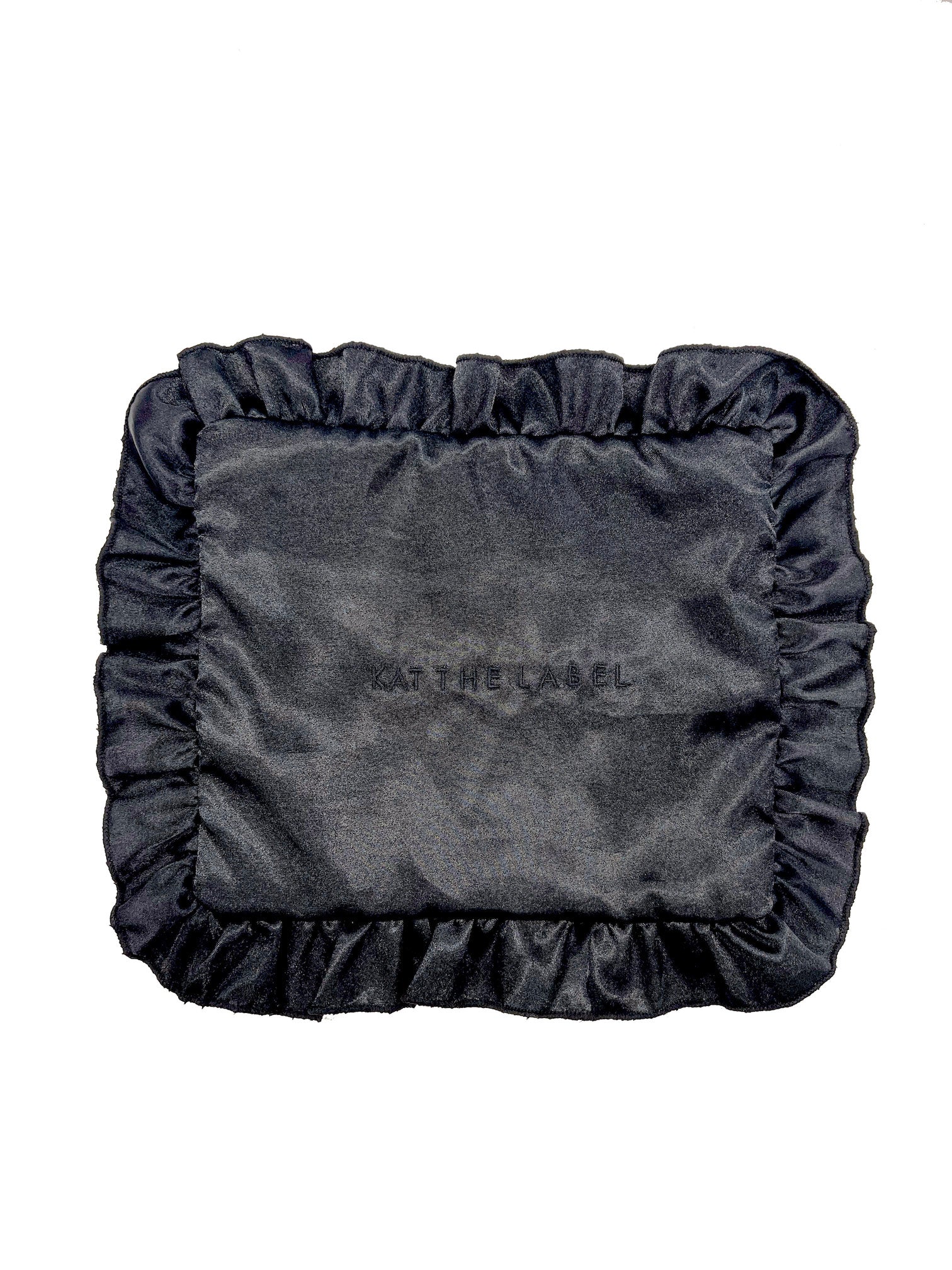 Satin Gift Bag Black - Image 3