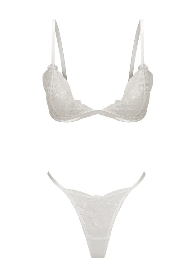 Sofia Bralette Set White - Image 11