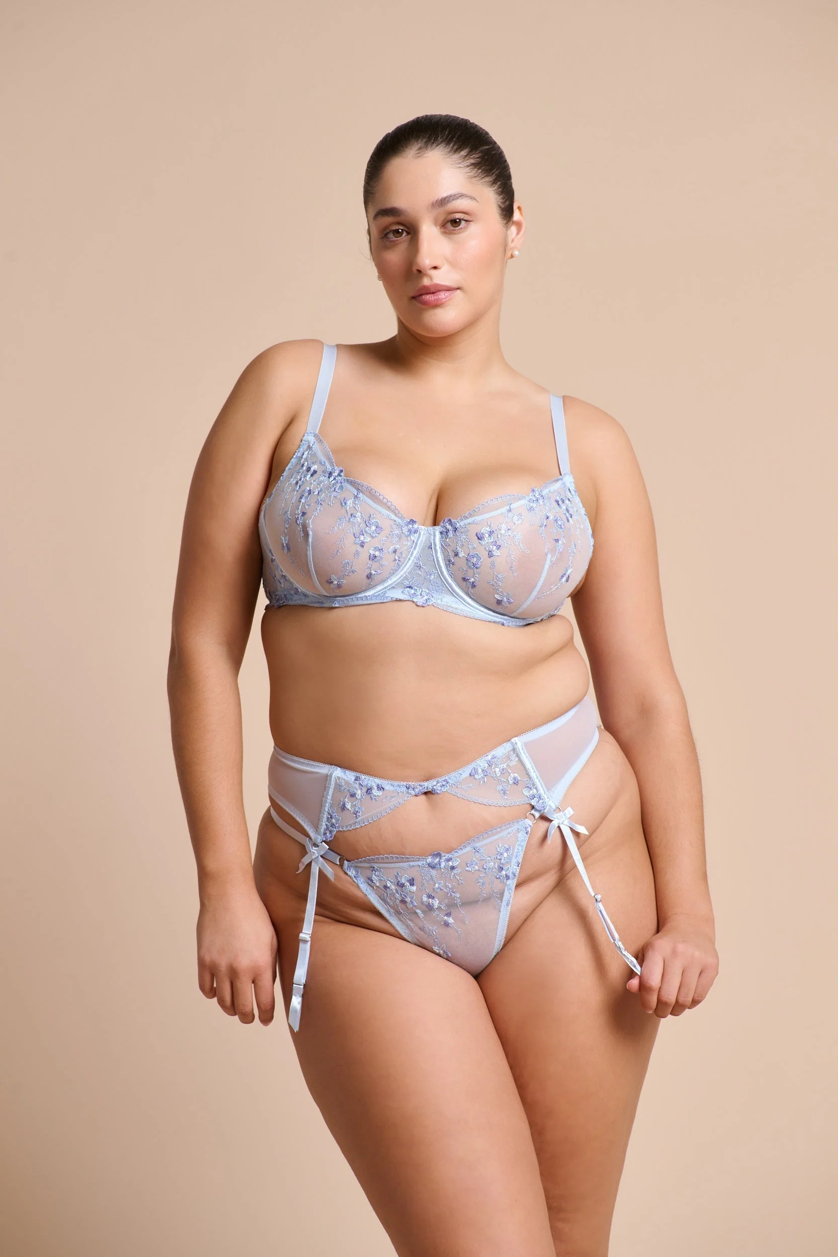 Sofia Garter Belt Cornflower - Image 6